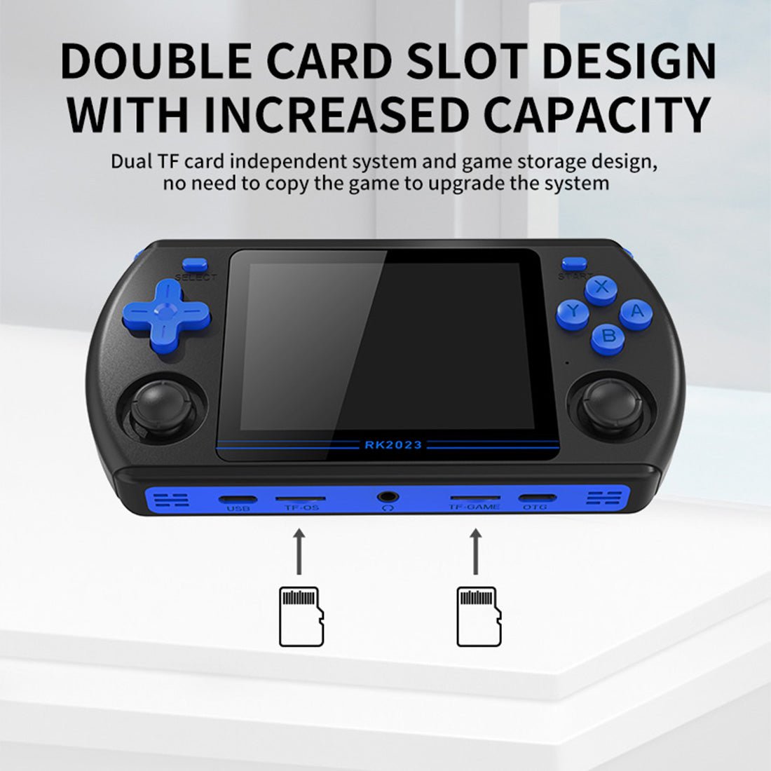 Powkiddy RK2023 Retro Handheld Game Console 
