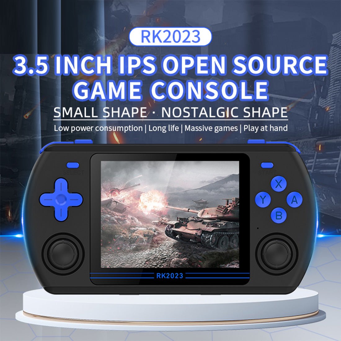 Powkiddy RK2023 Retro Handheld Game Console 