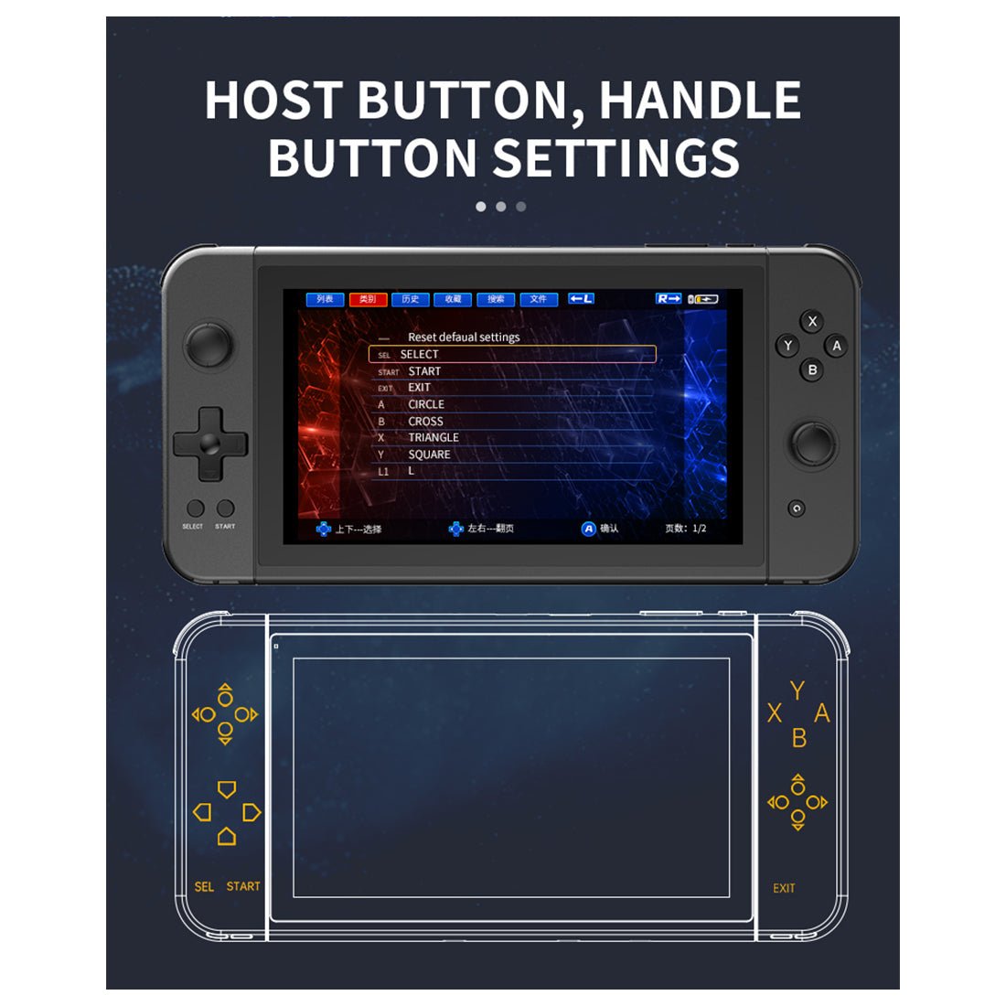 Powkiddy X70 Retro Handheld Game Console