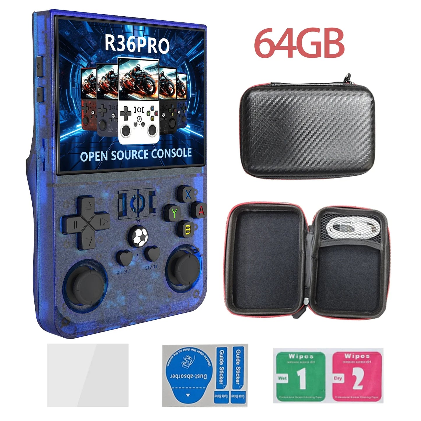 R36PRO Retro Handheld Video Game Console
