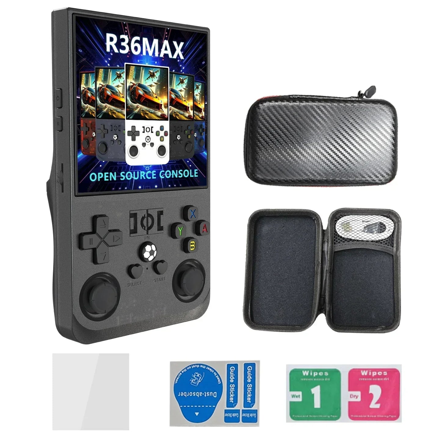 R36 Max Retro Handheld Game Console Linux System