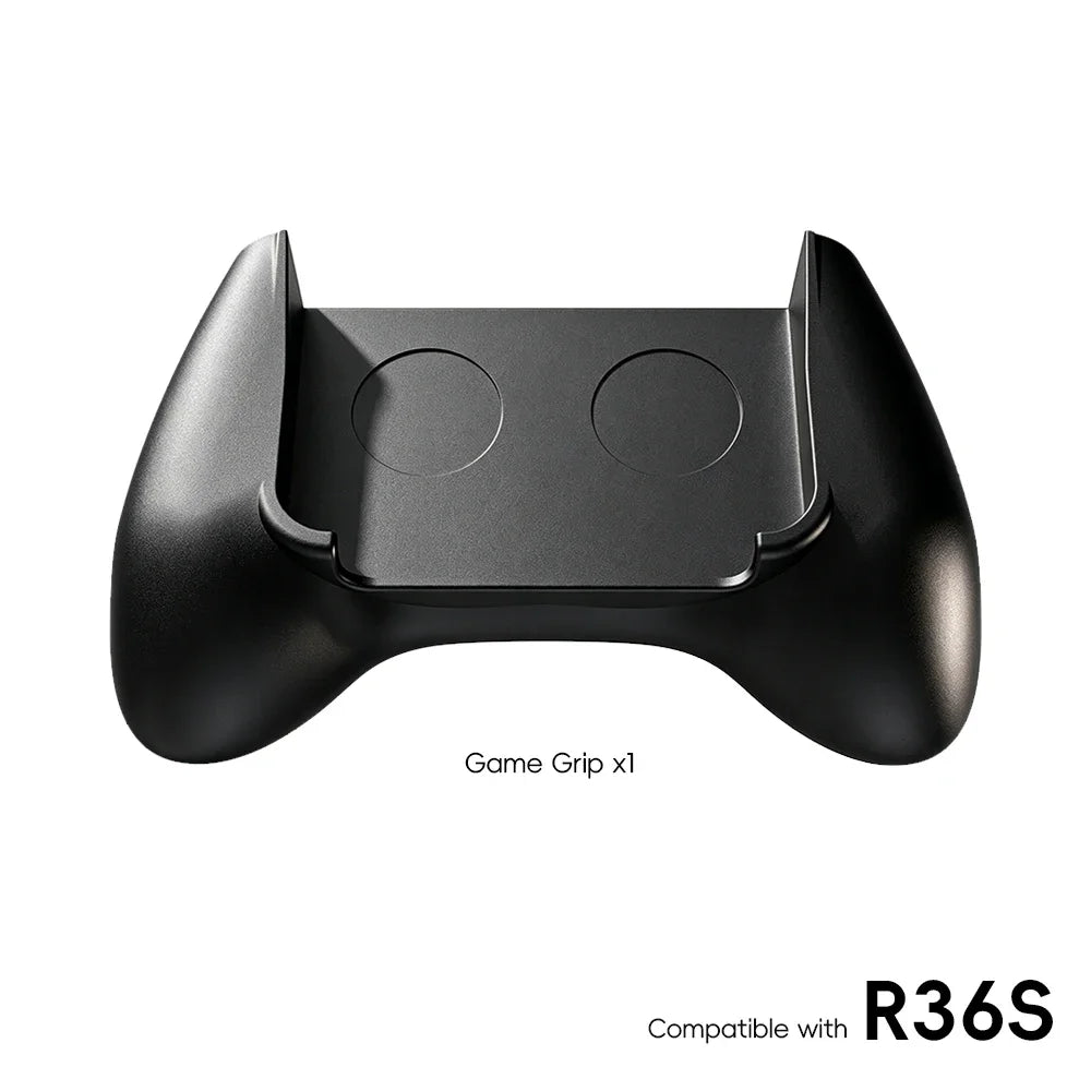 Data Frog ergonomic grip handle attached to R36S handheld console - image 8