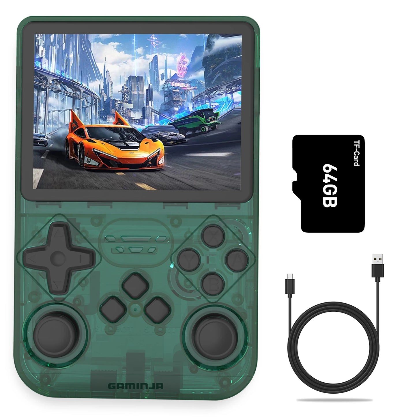 GAMINJA Open Source Retro Console | 3.5" IPS | PS1/PSP/N64 - Image 9 | ANS15 Open Source