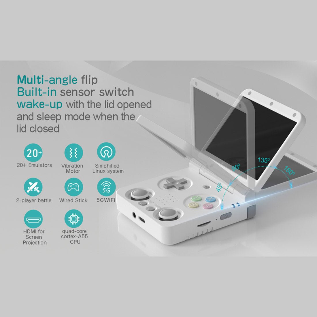 Miyoo Flip V2 Retro Handheld Game Console