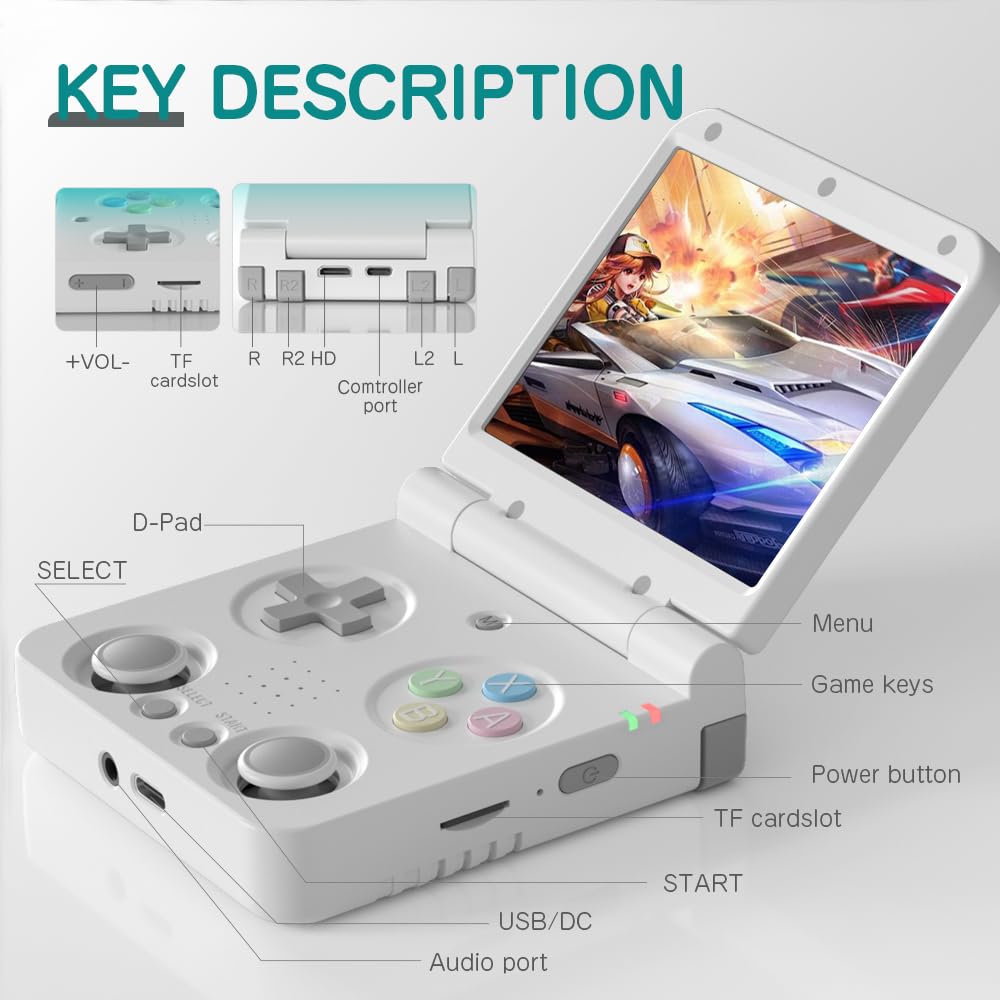 Miyoo Flip V2 Retro Handheld Game Console