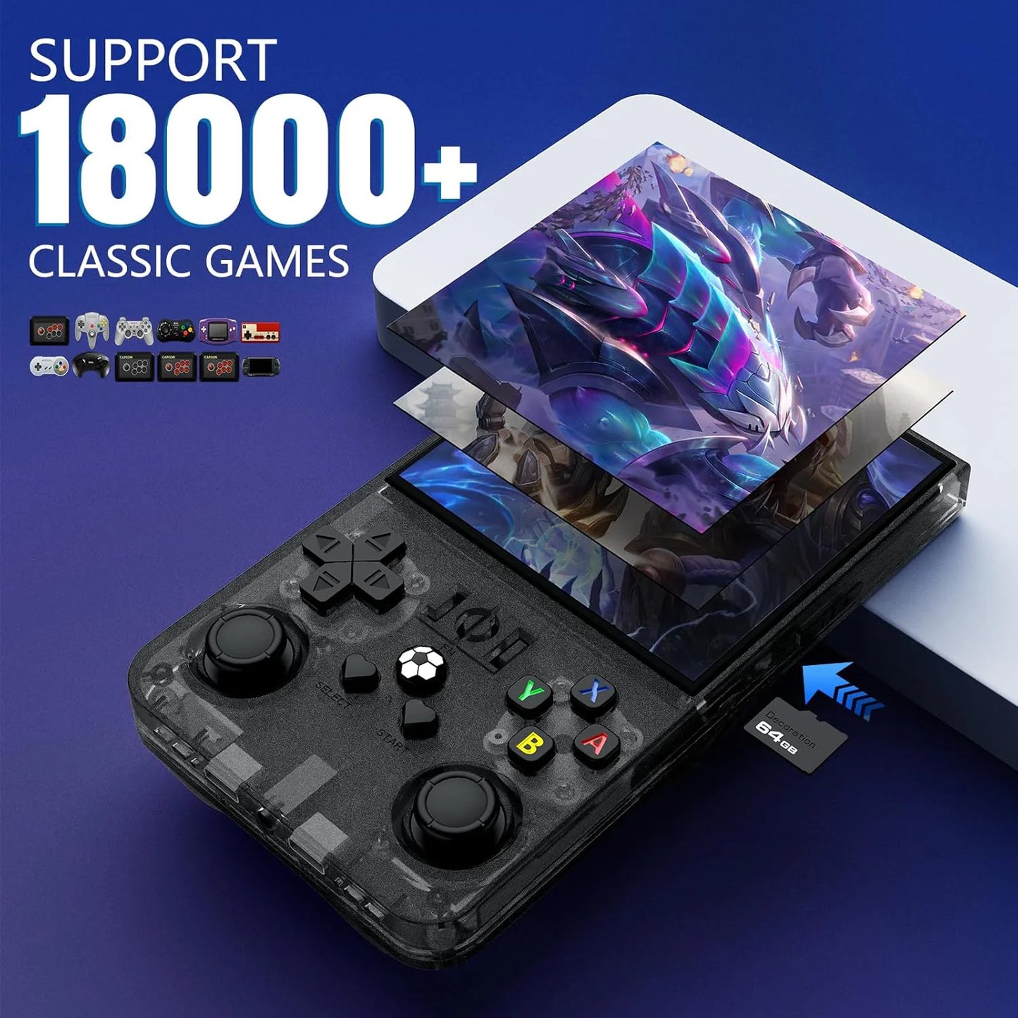 R36MAX Retro Handheld Game Console Linux System