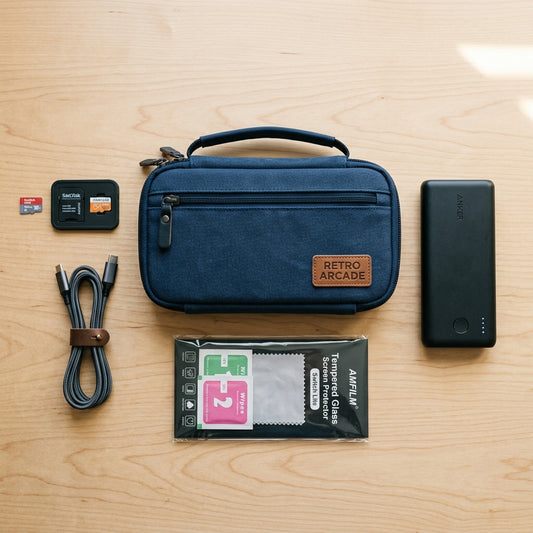 Best R36S accessories and add-ons flat lay
