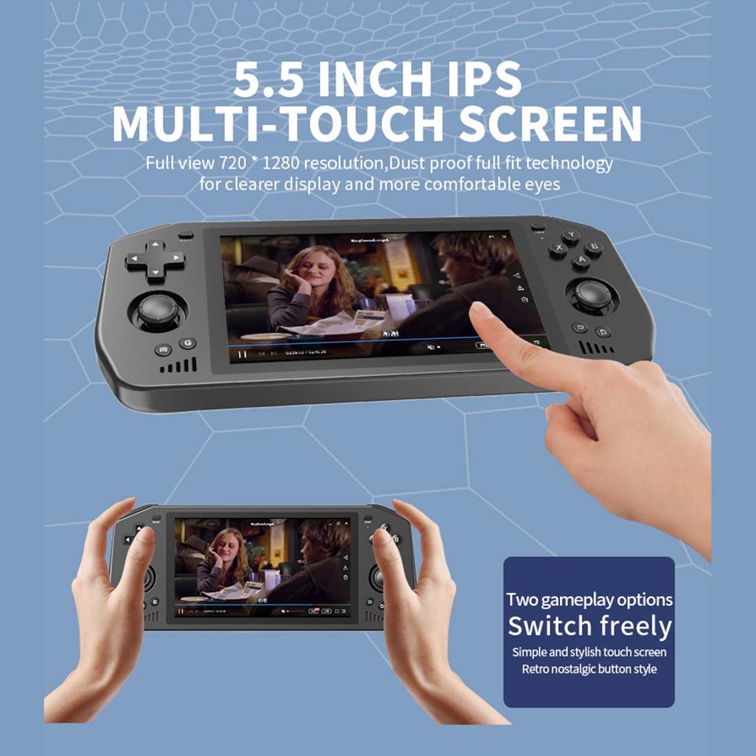 Powkiddy X28 Retro Handheld Gaming Console