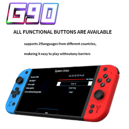 G90 Arcade Handheld Console | 7" HD Screen | 4000mAh