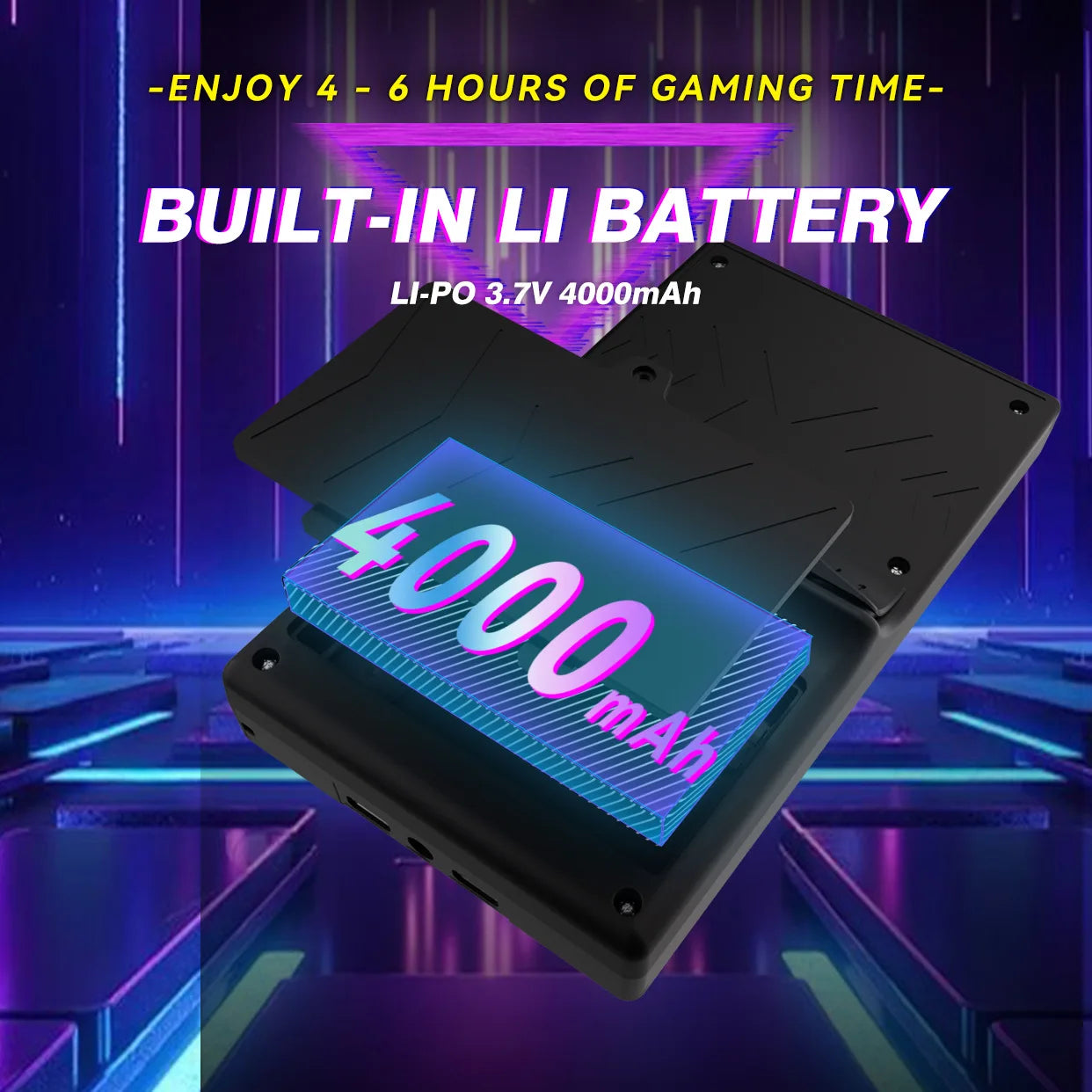 XF40V Retro Handheld Console | 4.0" IPS | 4000mAh Battery - Image 3