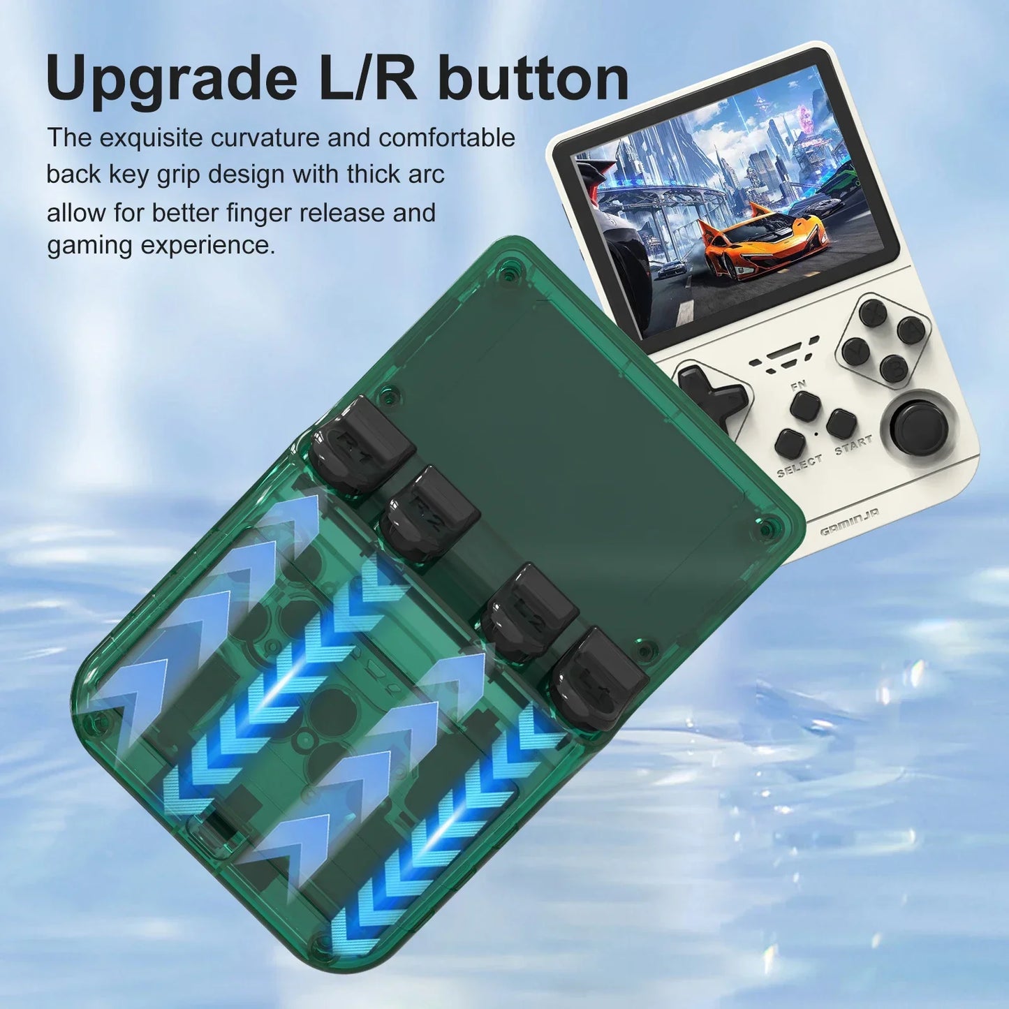 GAMINJA Open Source Retro Console | 3.5" IPS | PS1/PSP/N64 - Image 3 | ANS15 Open Source