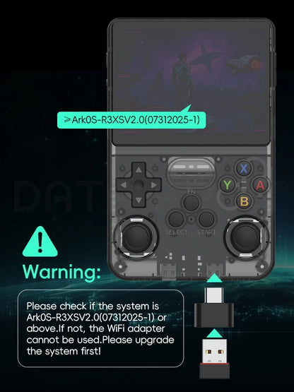 R36S WiFi adapter Type-C OTG adapter view