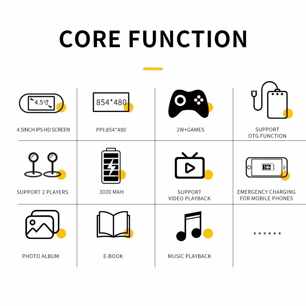 SF3000 Retro Game Console — 4.5" IPS Linux - Image 6