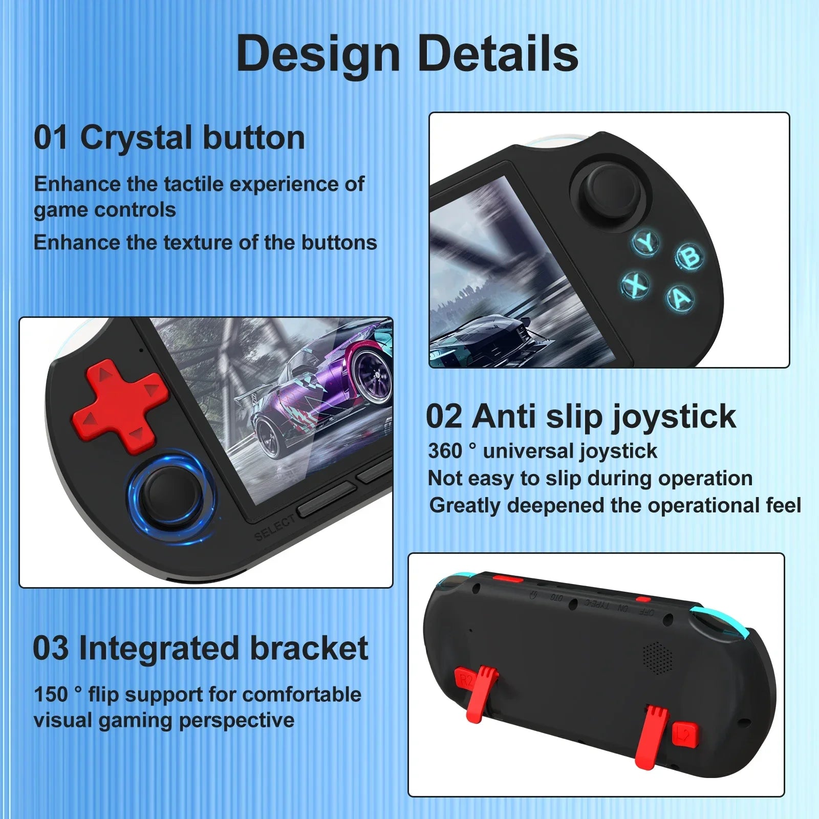 ANS16 Retro Game Console — 4.5" IPS RGB - Image 6