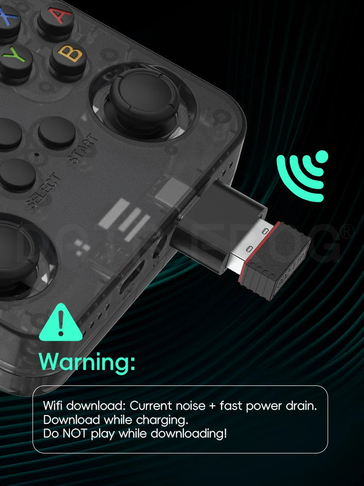 R36S WiFi adapter setup accessory for R36 series handhelds