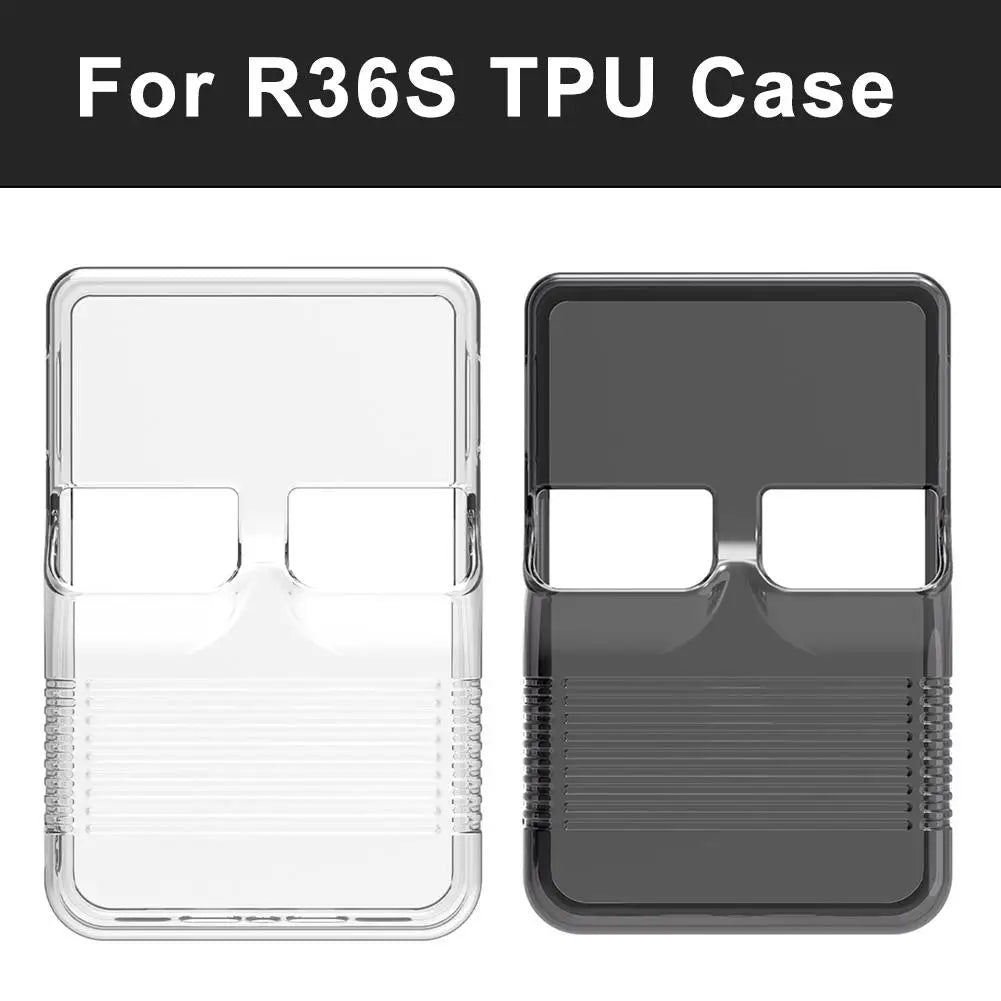R36S TPU case side view for portable handheld storage