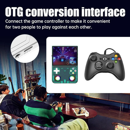 R36 Ultra X with a wired controller connected over OTG