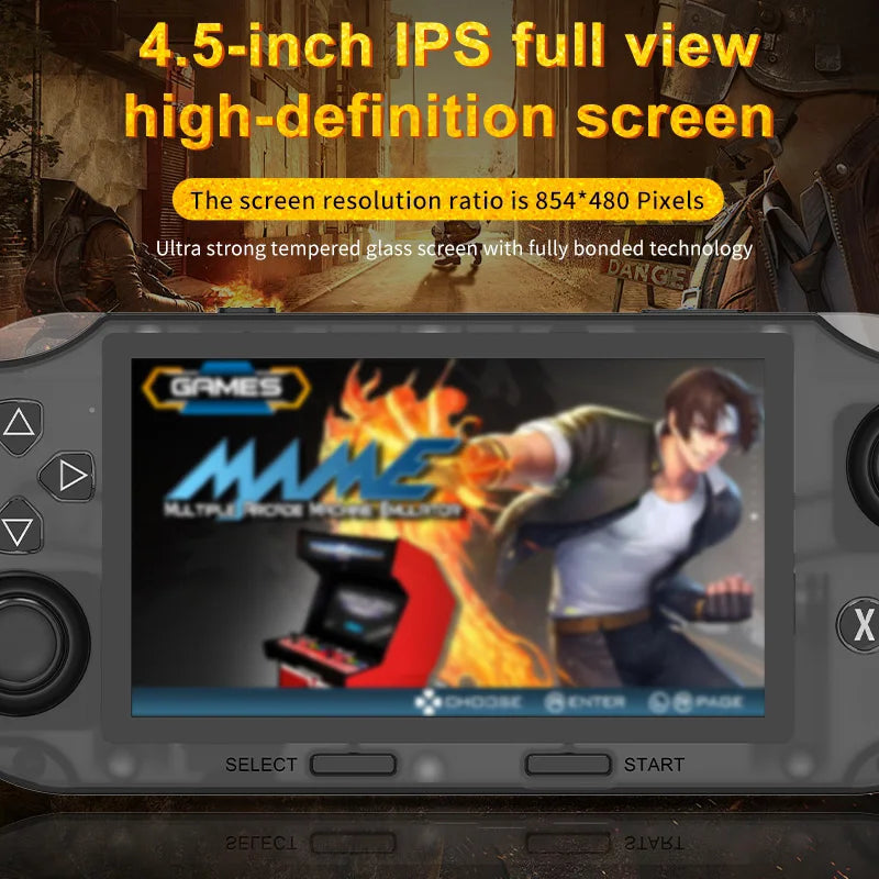 SF3000HD Retro Game Console — Wi-Fi HD - Side View