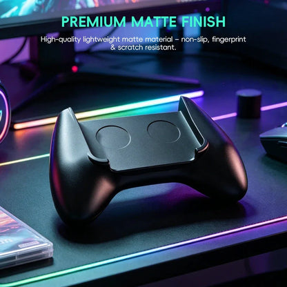 Data Frog ergonomic grip handle attached to R36S handheld console - image 5