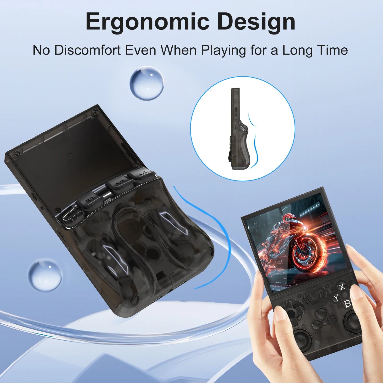 GAMINJA ANS13 Retro Handheld Console | 4.0" IPS Linux - Image 6