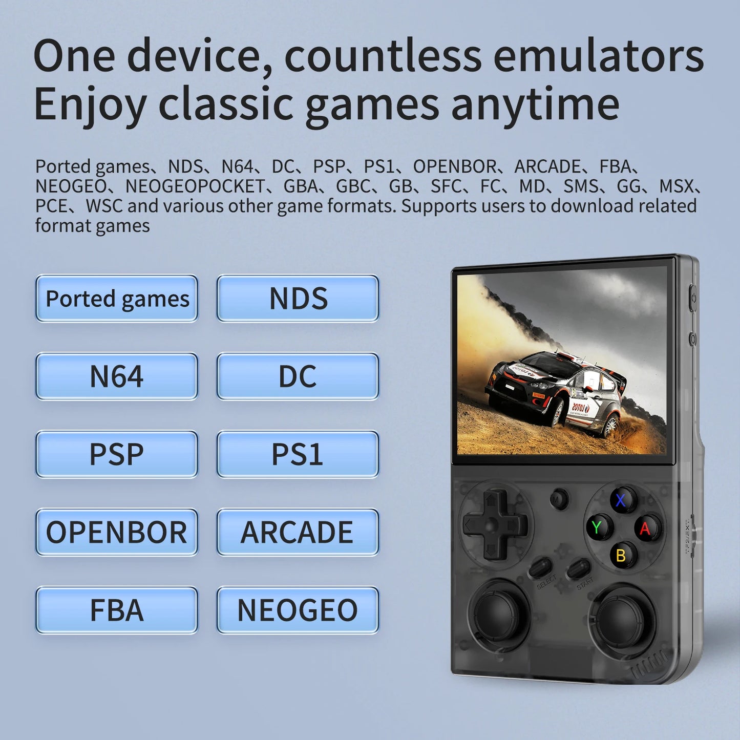 G350 Retro Handheld Game Console | 3.5" IPS Linux System - Image 4