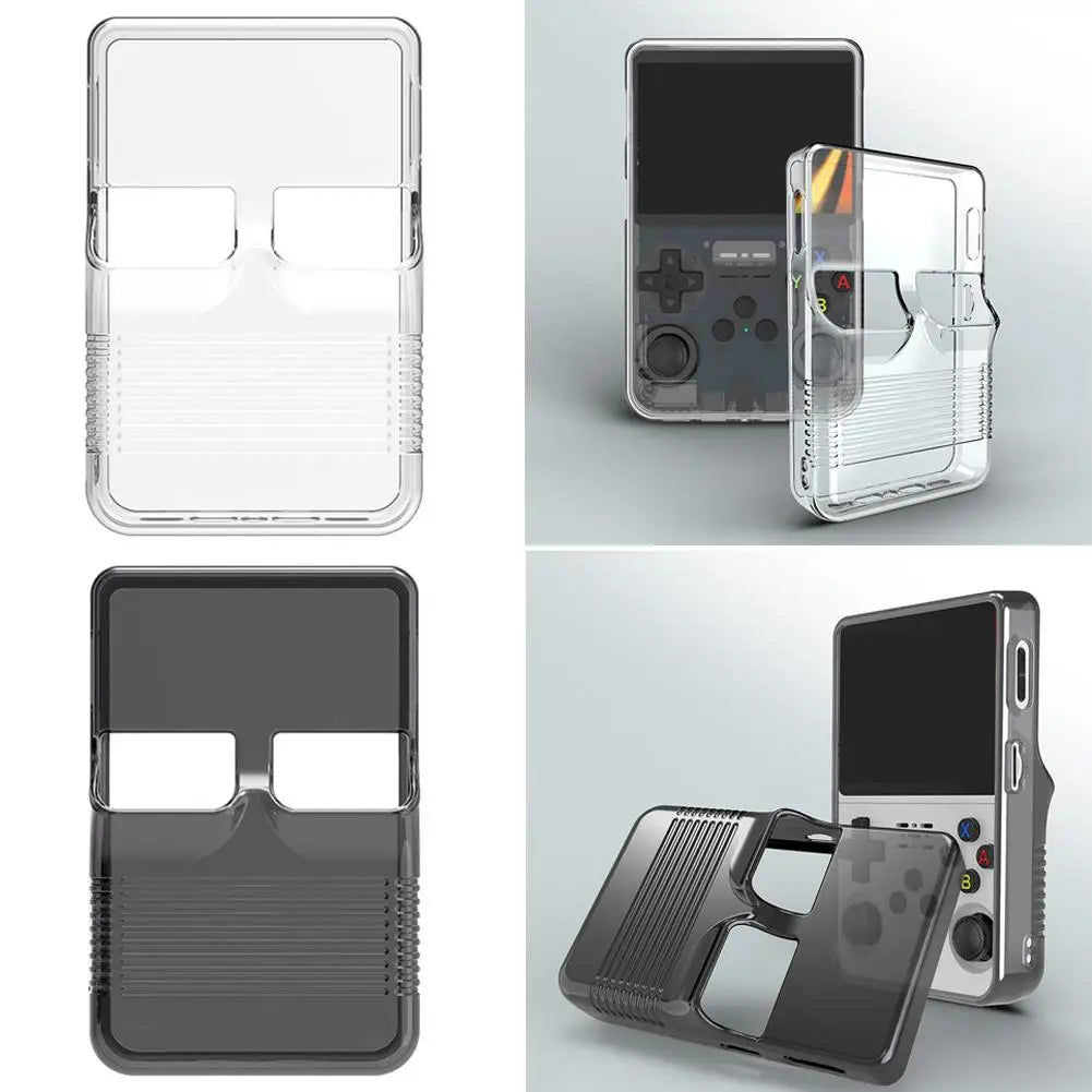 R36S TPU case transparent black color option