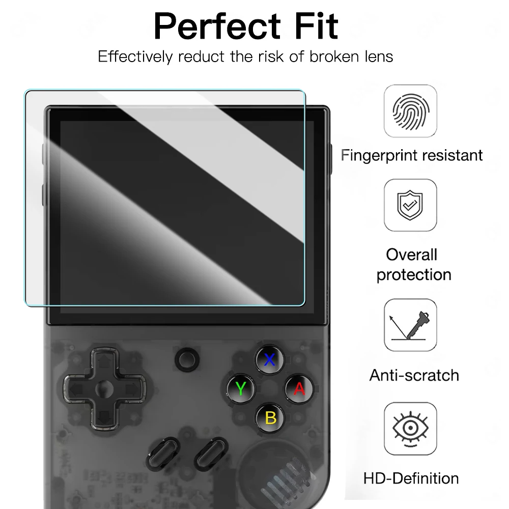 Glass+Bag for R36S/R35S | Tempered Glass Screen Protector & EVA Storage Case
