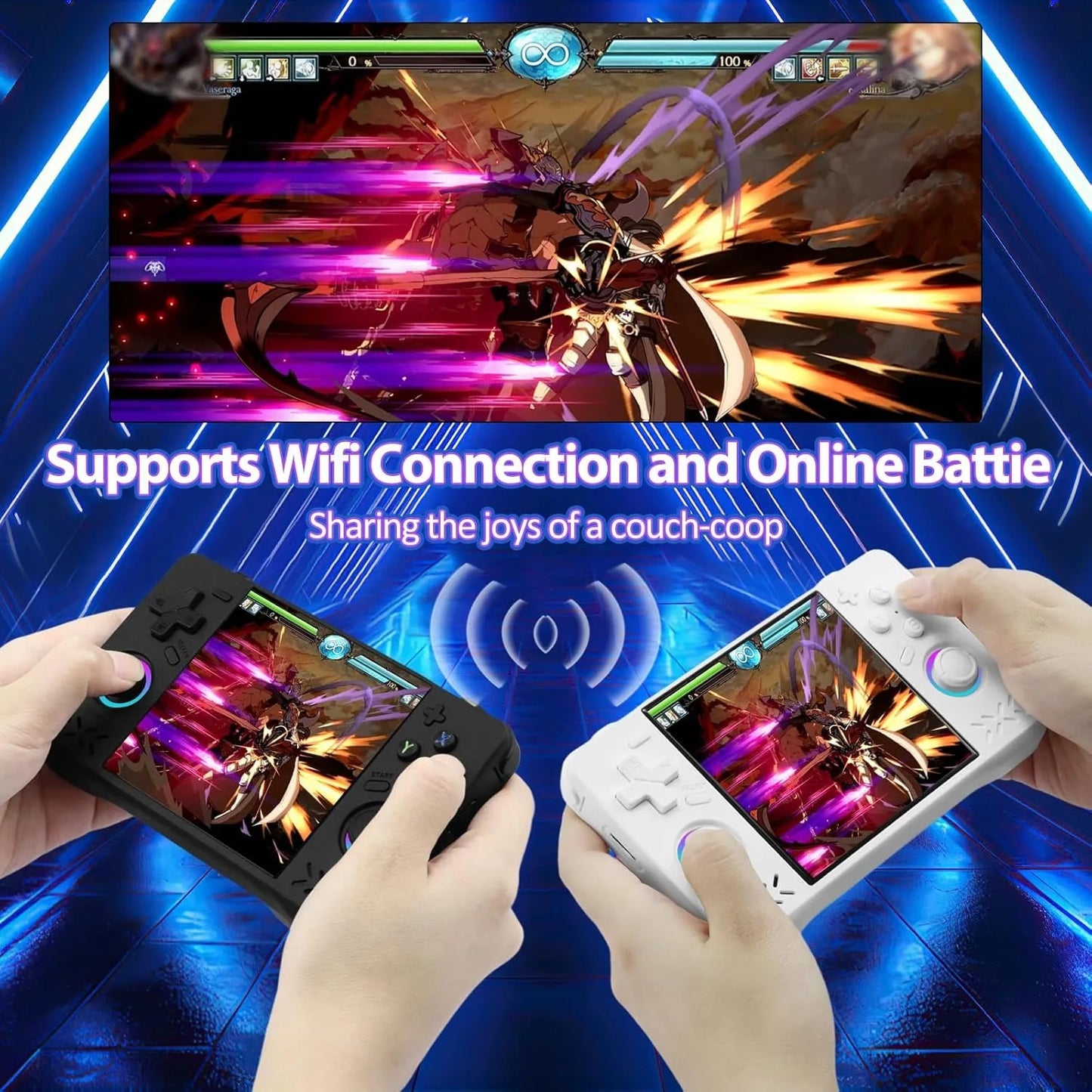 XF40H Handheld Game Console | 4K HD IPS WiFi Multiplayer - Image 2 | XF40H Wi-Fi Retro