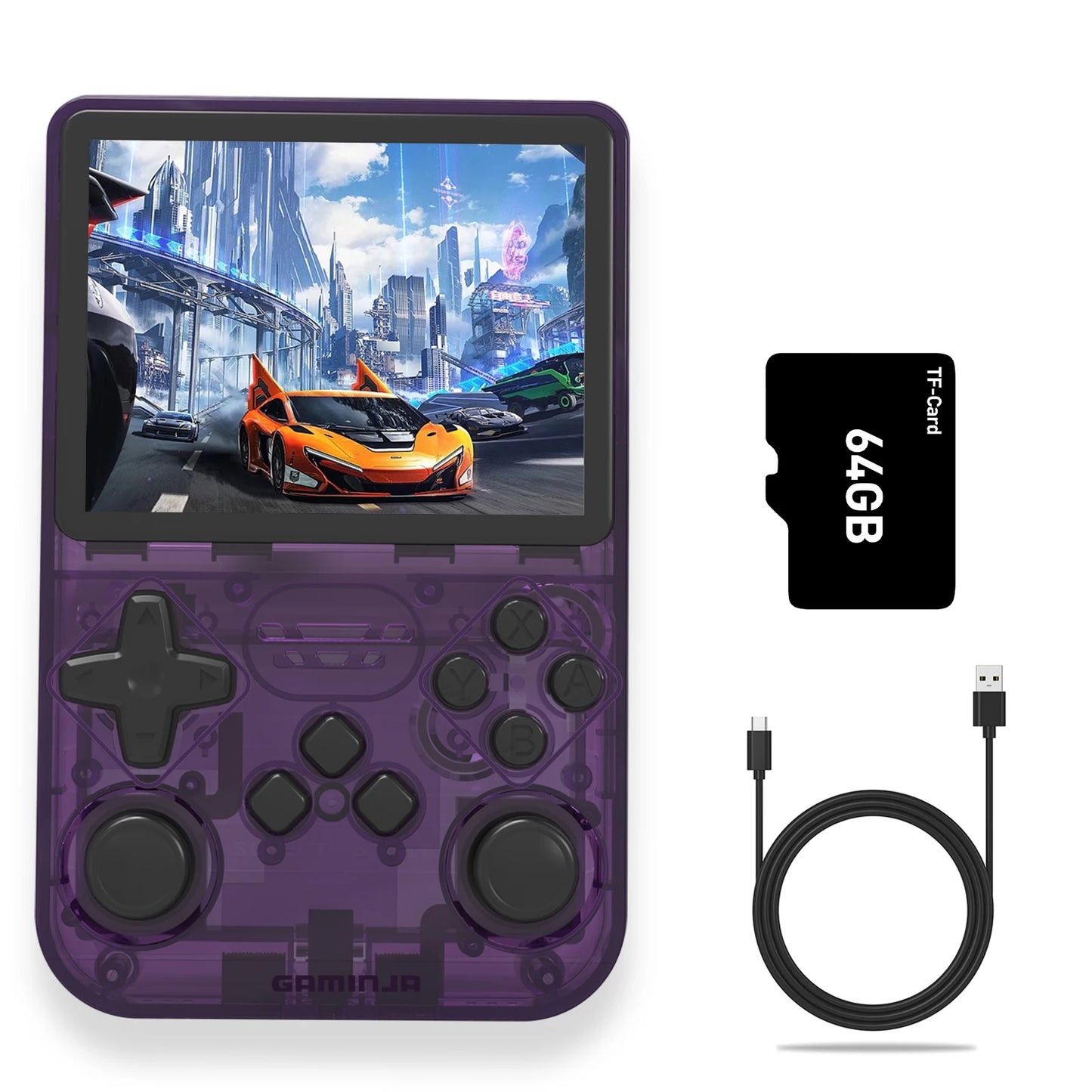 GAMINJA Open Source Retro Console | 3.5" IPS | PS1/PSP/N64 - Image 8 | ANS15 Open Source