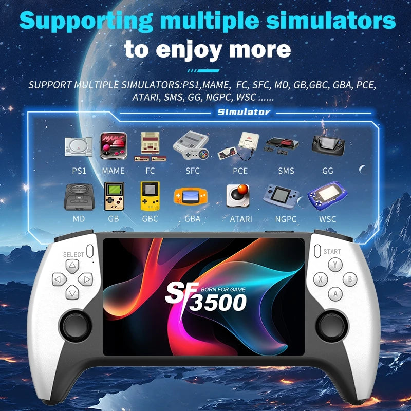 SF3500 Retro Handheld Console | 5" IPS HD | Dual Core - Image 3