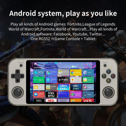 Anbernic RG552 Android Open Source Dual System Handheld Retro Game Console