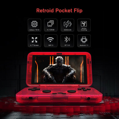 Retroid Pocket Flip 2 – 5.5” AMOLED Retro Gaming Handheld