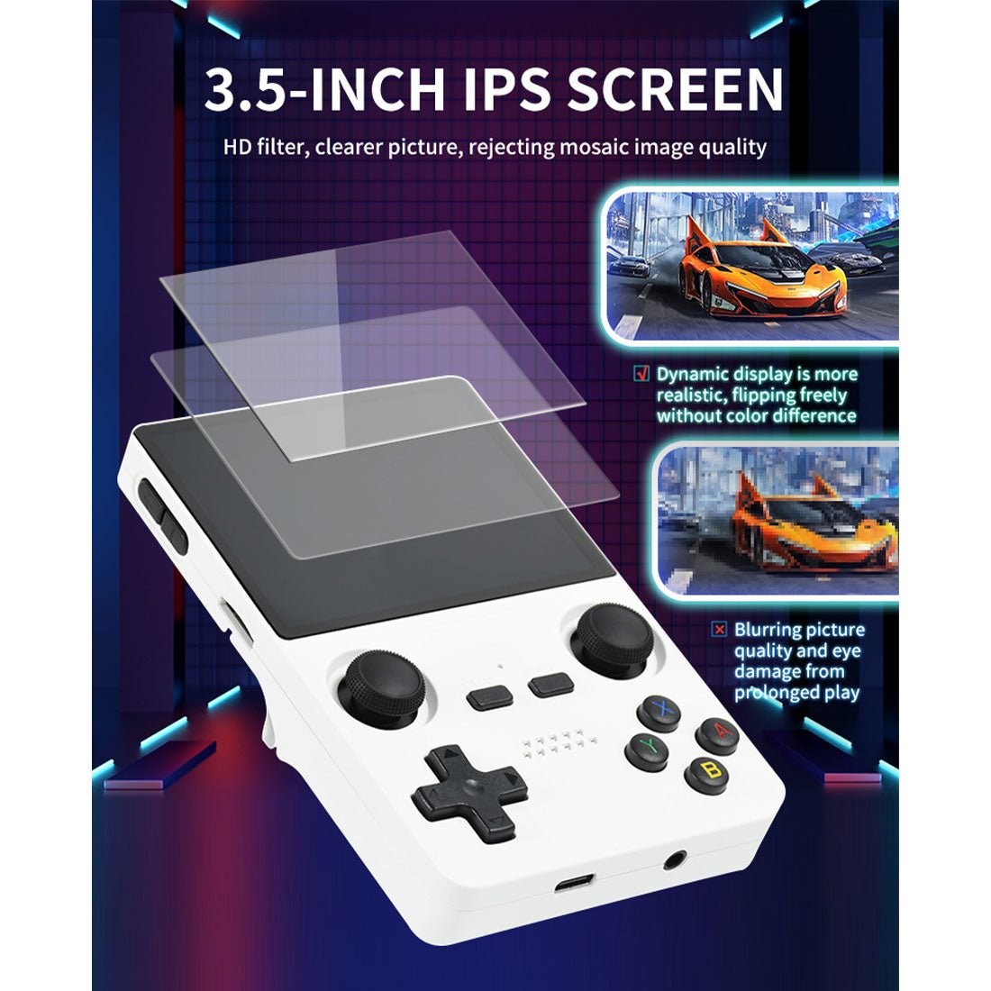 Powkiddy X35S Handheld Retro Gaming Console